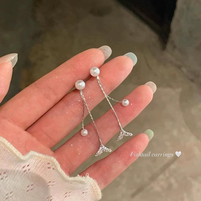 S925 Silver Needle Pearl Bow Stud Earrings: Luxurious, Versatile, and Exquisite Ear Ornaments