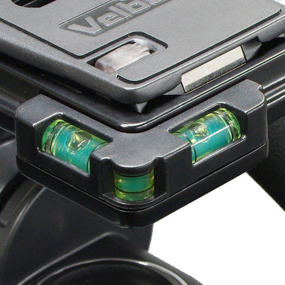 Velbon II Pan 52mm Base Quick Shoe Part Number 481702 PHD-65Q 3-Way Head, Medium, Diameter, Compatible, Magnesium,