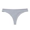 European-American Low Waist Cotton Seamless Nude Thong for Women