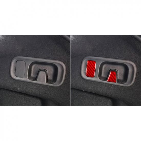 Carbon Fiber Rear Trunk Hooks Trim for Mercedes W206 C-class -2024