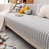 Хлопок и лен Современная простая подушка для дивана Чехол для полотенца для дивана Тканевый чехол Все включено Нескользящая всесезонная универсальная подушка для сиденья Утолщенная