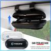 Для Rdesign XC90 S60 XC60 V70 S80 S40 V50 V40 V60 C30 S70 1 шт. Автомобильный солнцезащитный козырек Органайзер-держатель для хранения очков