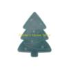 F26C Christmas Serving Tray & Festive Christmas Biscuit Storage with Lid Holiday Snowflake Tree Character Container for Snacks