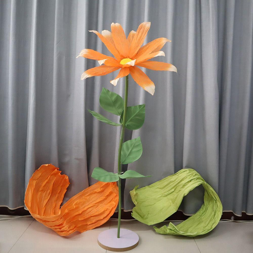Giant Artificial Daisy 50cm Welcome Flower Fake Flowers Wedding Party Background Wall Decoration