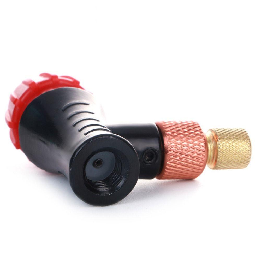 16g CO2 Cartridge Air Pump Valve Cycling MTB Road Bike Tire Inflator Adapter  Presta Schrader
