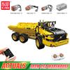 Mould King 17010 Технический Грузовик Игрушки Радиоуправляемый MOC-8002 Самосвал Сборка Строительных Блоков Автомобиль Набор Кирпичей Детский Рождественский Подарок