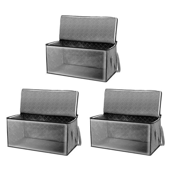 Большие сумки для хранения Контейнеры для хранения одежды с крышками Складные органайзеры для шкафа Контейнеры для хранения одеял с ручками для одежды Одеял Постельного белья