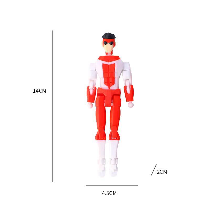 3D-печатная Синемасочная Непобедимая T13 Dummy13 Многосуставная Подвижная 3D-печатная Игрушка-трансформер Фигурка Действия Индивидуальная Игрушка