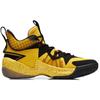 Li Ning Competition Wear Resistant Non Slip Mid Top Basketball Shoes Men Sneakers Yellow Black ABAR083-6