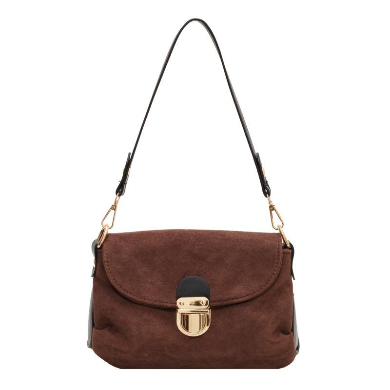 Advanced Commuting Trend Underarm Bag Small Autumn and Winter Bag Women's 2023 New Cross Body Small Bag Suede Shoulder Bag