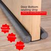 Upgraded Double-Sided Windproof Soundproof Door Bottom Seal Strip - Insect-Proof, Wear-Resistant Leather for Bedroom Doors