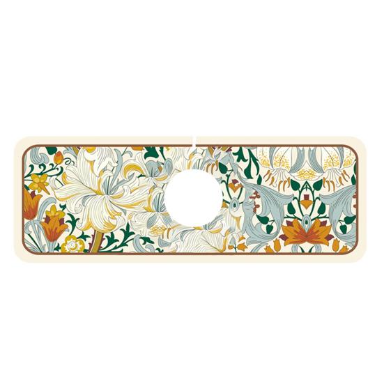 Брызговик для кухонной раковины, сливной коврик для крана, супервпитывающий нескользящий сливной коврик для раковины, быстросохнущий коврик для сбора капель для крана для мытья в ванной комнате