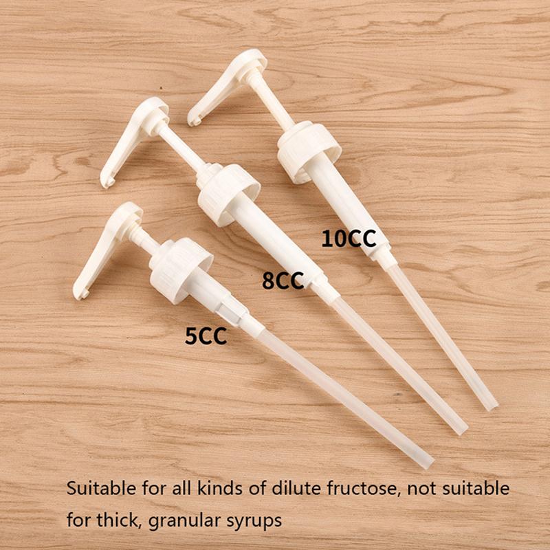 Помпа Диспенсер для Кофе Молока Чая Сироп Помпа Белый Диспенсер для Жидкости Для Сиропа 10 куб. см Помпа для Диспенсера Бутылки для Сока