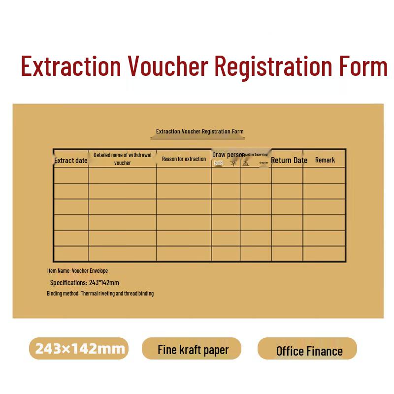 Deli Accounting Voucher Covers