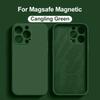Для Magsafe Магнитный Чехол Для 16 15 14 13 12 11 Pro Max 16 Plus Жидкий Силикон Беспроводная Зарядка Чехол Аксессуары для Телефона