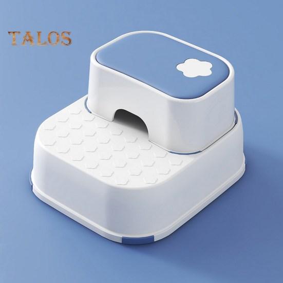 Табурет для малышей с двойной ступенчатой ​​блокировкой Табурет для малышей с функцией хранения игрушек Нескользящие резиновые ножки Приучение к горшку Табурет для приучения к горшку для мальчиков