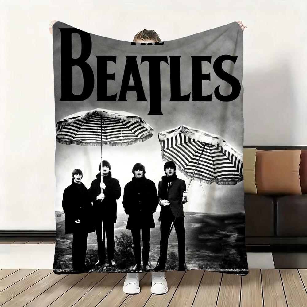 1 шт. Группа The B-Beatles Крутой Плед Фланелевый Пушистый Мягкий Плед Теплый Приятный к коже Плед для Дивана Кровати Офиса Сна Зима