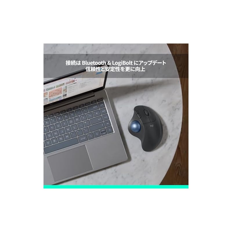 Logitech Тихая Беспроводная Мышь-Трекбол M575SPGR Bluetooth Logibolt Беспроводная Windows Mac iPad OS Chrome Мышь-Трекбол Графит M575 M575SP