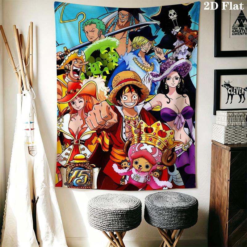 One Piece Tapestry Wall Tapestry Background Cloth Fashion Print Work Of Art Wall Decoration Soft