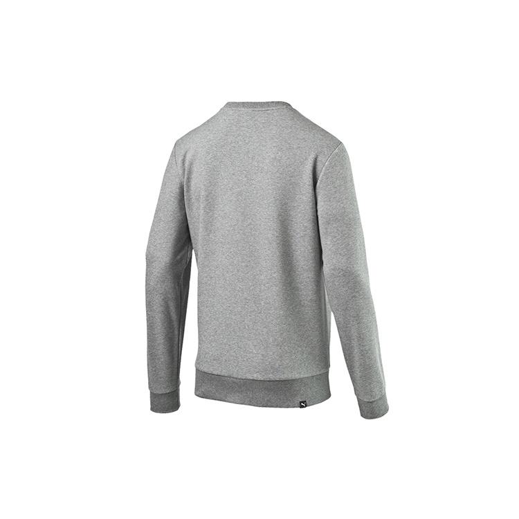 PUMA Embroidered Logo Sports Pullover Round Neck Gray Men's 590321-03