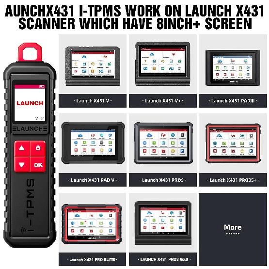 LAUNCH X431 I-TPMS TSGUN Диагностический инструмент для давления в шинах автомобиля 315/433 МГц 2-в-1 RF-датчик для X431 V/V+/ PRO3/ PRO3S /PAD V
