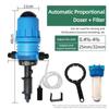 Water Powered Dosing Pump Tools Mix Chemical Injector Garden Fertilizer Livestock Supply Automatic Proportional Doser