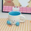 350ml Creative Ceramic Coffee Cup Mug with Handle Cartoon High Temperature Drinking Cup Home Desktop Decoration Water Cup Gift