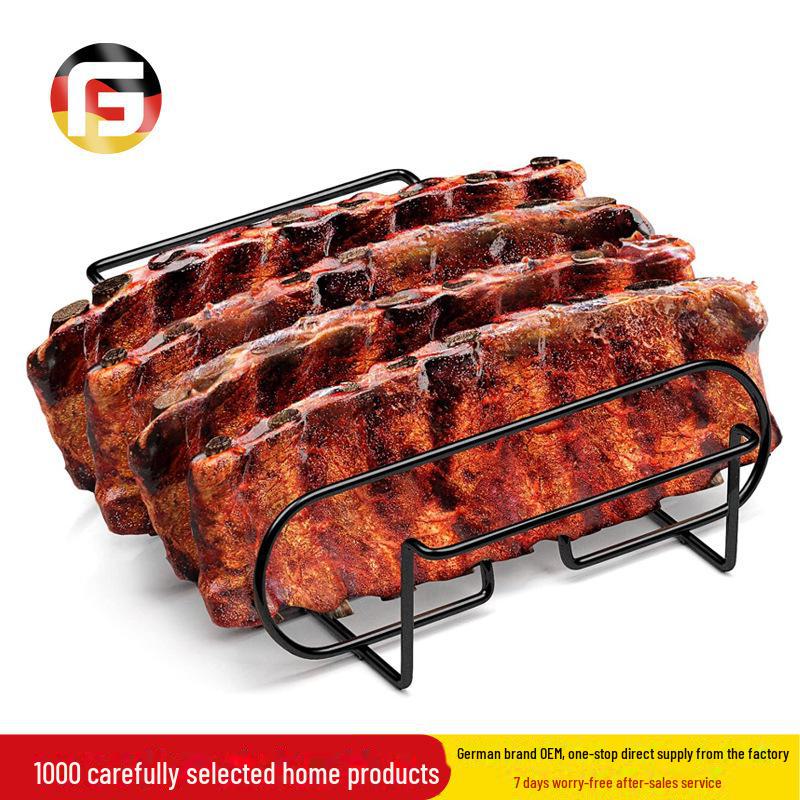 Non-Stick BBQ Grill Rack for Steak, Ribs, Lamb Chops, and Baking