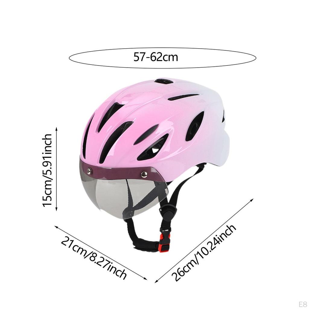 Bike Helmet Bicycle Cap with Visor for Outdoor Activities Mountain Biking