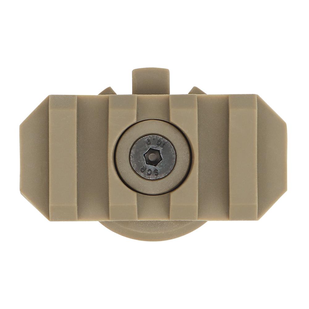 2 шт. Адаптер для крепления на боковую направляющую шлема, регулируемый направляющий аксессуар ARC ( зеленый)