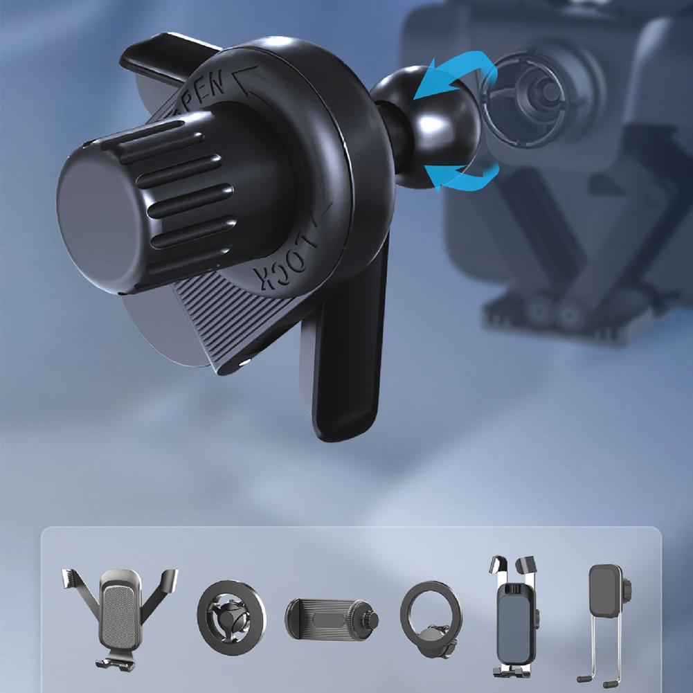 Универсальный держатель мобильного телефона, база для автомобильного дисплея, шаровая головка, GPS-кронштейн, наклейка, база для Tesla Y/S/X, автомобильные аксессуары