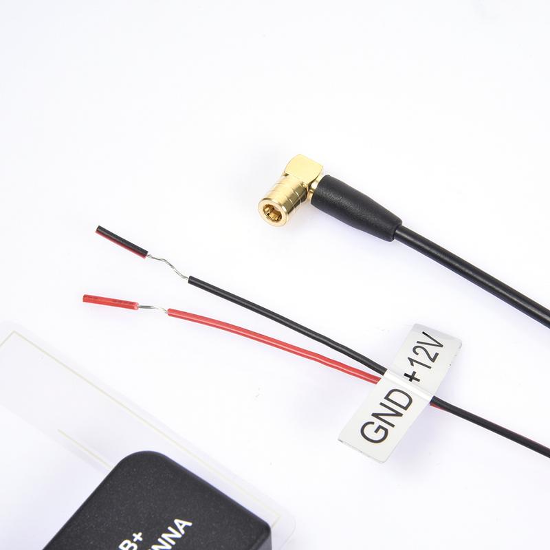 12V Glass Mount Car DAB Digital Radio Patch Aerial Antenna Adhesive Transparent Built-in Antenna European