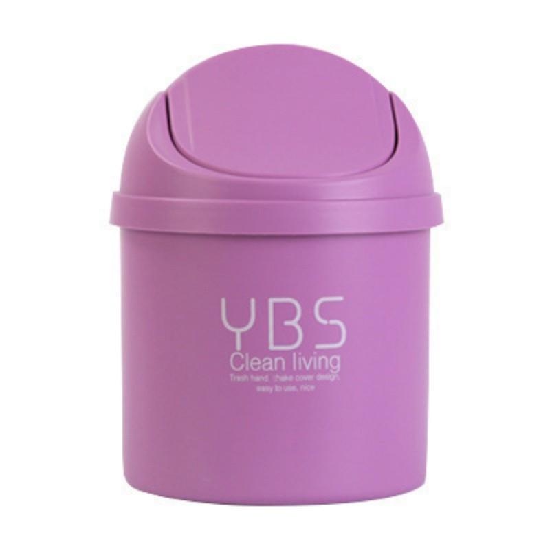 Мини Настольное Пластиковое Мусорное Ведро Бытовое Кухонное Письменный Стол с Крышкой Мусорное Ведро Гостиная Настольное Хранение Разного Мини Мусорное Ведро