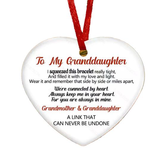 Мемориальные рождественские украшения Объятие с небес Украшение на рождественскую елку в форме сердца Подарки соболезнования в память об ушедшем близком человеке