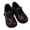 Doll Shoes Shoes Size Doll Strap Shoes Black Black Lolita Enamel [Sunny Step] Yo-SD (Brown, 1/3)