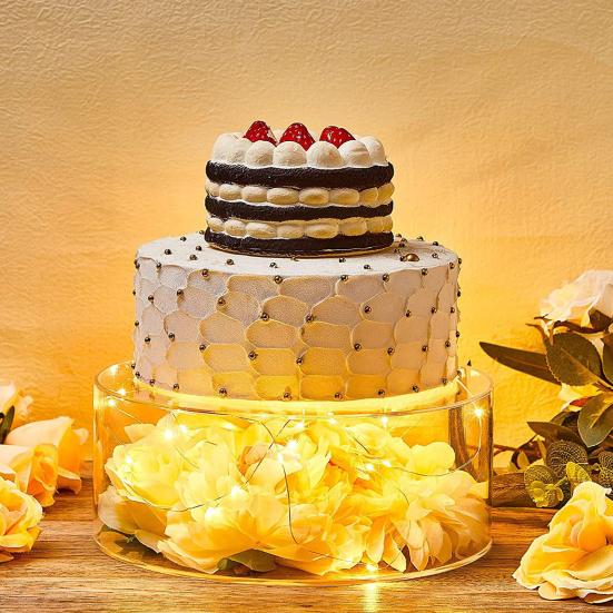 Наполняемая подставка для торта, круглая, квадратная, шестиугольная, сверхмощная свадьба?Вечеринка в честь дня рождения?Витрина для торта Держатель для ярусной витрины для торта