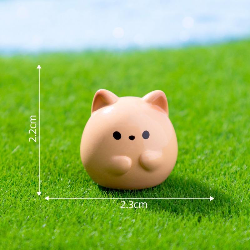 Милые и Пухлые Панда Капибара Маленькие Фигурки Животных Милые Украшения из Частиц Подвесные Аксессуары и Маленькие Орнаменты