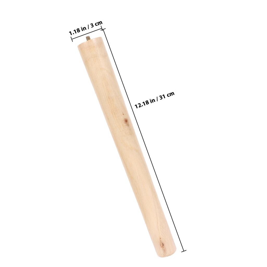 Wooden Furniture Feet 4 Sets Dining Table Legs Tischbeine Verstellbar Esstisch Sofa Couchtisch Premium Wood High Load Stable