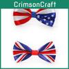 Идеально для костюмированных вечеринок Шелковые галстуки-бабочки с флагами стран
