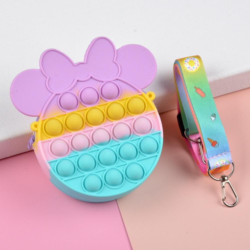 Детский милый кошелек с нулевым прессом, музыкальный рюкзак, детская игрушка-головоломка для снятия стресса, сумка