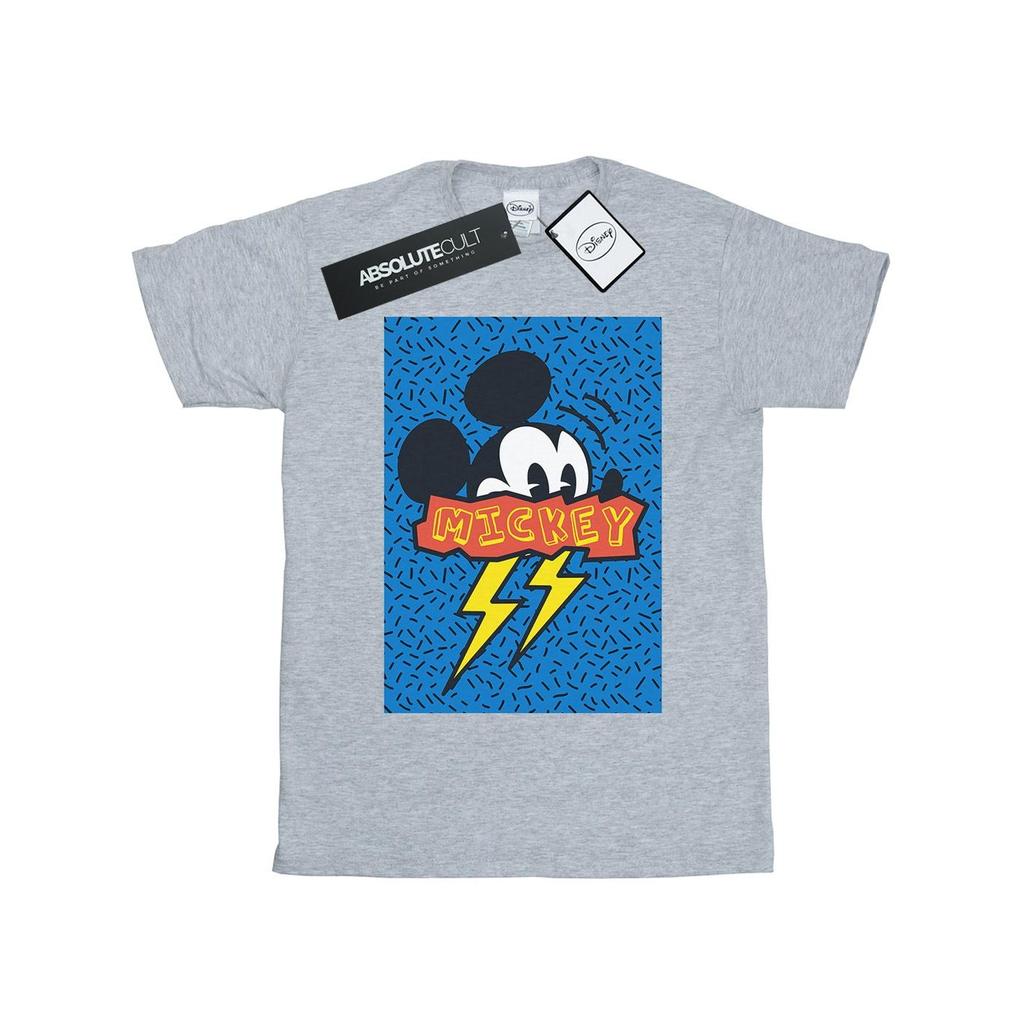 Disney Mens Mickey Mouse 90s Flash T-Shirt