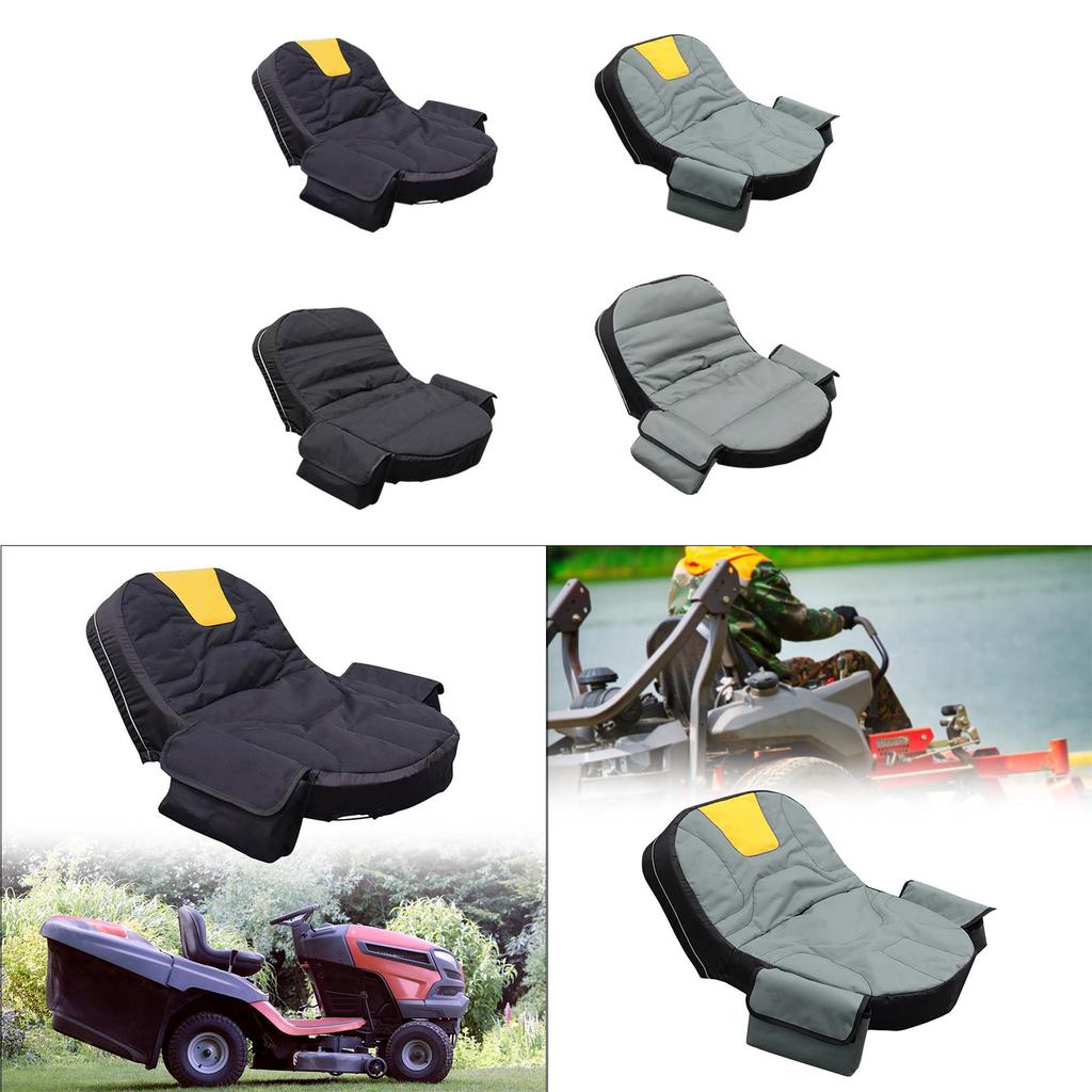 Riding Lawn Mower Seat Cover Oxford Cloth Practical Non Slip Lawn Mower Accessory Elastic Band Waterproof Universal Seat Cushion