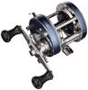 AbuGarcia Ambassador 5500CS Rocket Blue Gray Праворучная двухручная круглая катушка для ловли окуня и змееголова сома