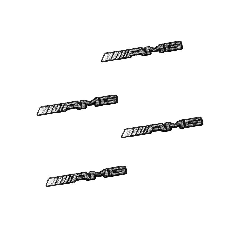 WVQ5 4pcs Aluminum Speaker Stereo Speaker Badge Sticker For Mercedes benz AMG C E S GLE CLC Class W204 W203 W205 W124 W221 W213 W212