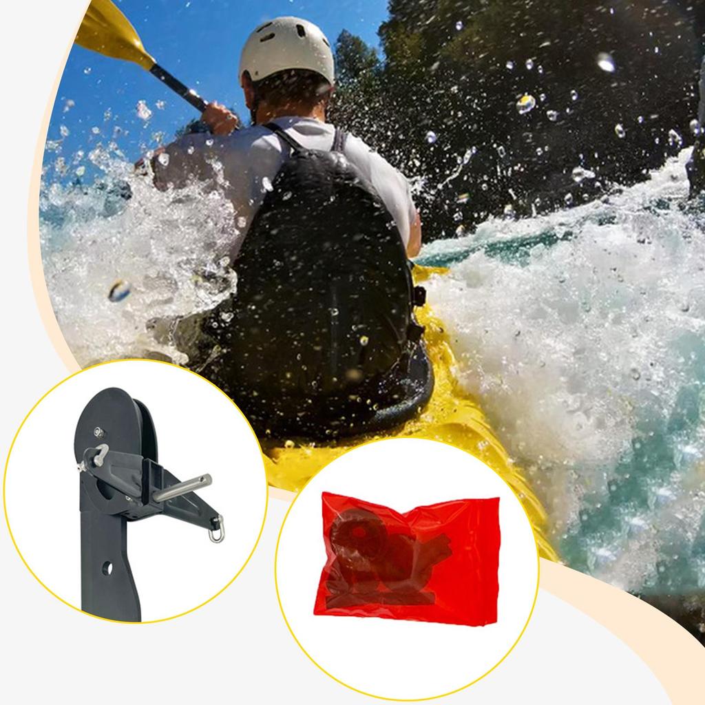 Универсальный руль для каяка Нейлоновая система рулевого управления с ножным приводом Ручка для лодки Аксессуар для каноэ Парусной лодки Морское оборудование