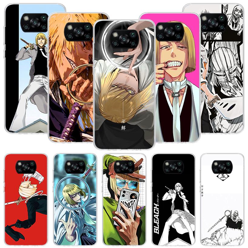 Чехол для телефона Bleach Синдзи Хирако для Xiaomi Poco X7 X6 X5 Pro F7 Ultra Redmi 15C 15 13 13C 12 12C 10 10A 10C 9 9A 9C 9T Cover Poc
