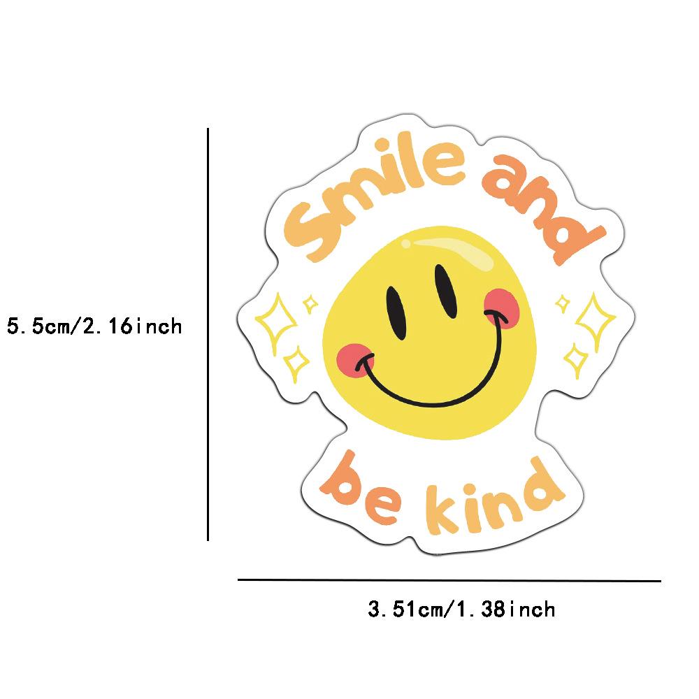 50-Piece Be Kind Friendly Personality Sticker Set for DIY Phone Cases & Notebooks
