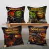 W-World of W-Warcraft Игровая Декоративная Подушка для Комнаты Эстетика Наволочка Домашний Декор Спальня Диван-Кровать Подушка для Дивана 45x45