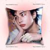 Singer HHyunjinS Pillow Case Plush Fabric Soft Pillowcase Double Sided Print Sofa Cushion Cover Throw