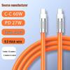 Совместимый с Apple PD27W кабель USB-C — USB-C 60 Вт для быстрой зарядки ноутбуков